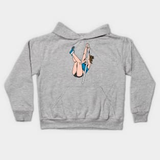 Pole Vaulting Woman - Pole Vault Shirt Kids Hoodie